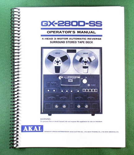 Akai 280d instruction - akai,